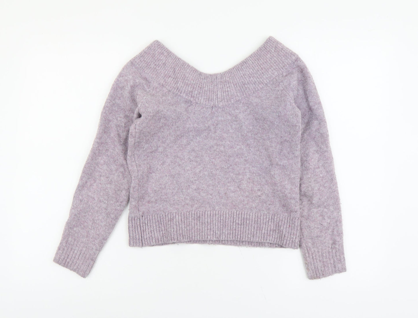 Womens UK Size XS H&M Purple Pullover Jumper
