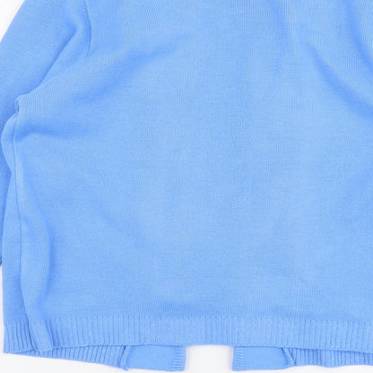 Womens UK Size M Pure&Natural Blue Cardigan Jumper
