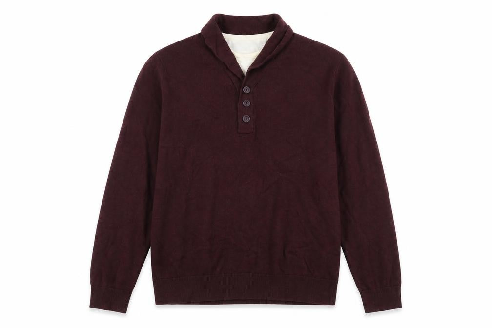 Mens UK Size M Marks and Spencer Purple Pullover Jumper