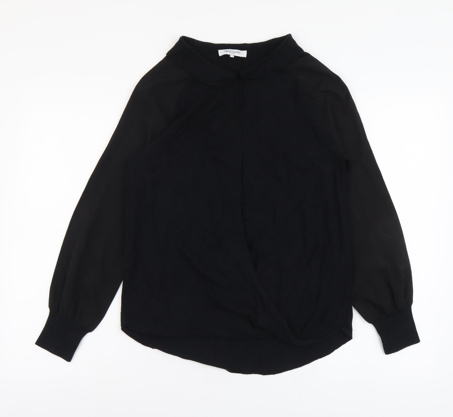 Womens UK Size XS Great Plains Black Pullover Jumper
