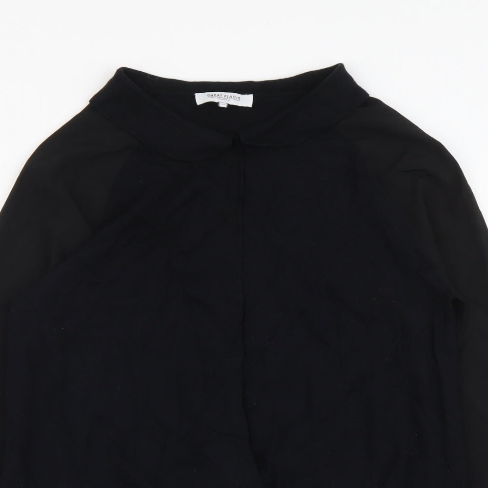 Womens UK Size XS Great Plains Black Pullover Jumper