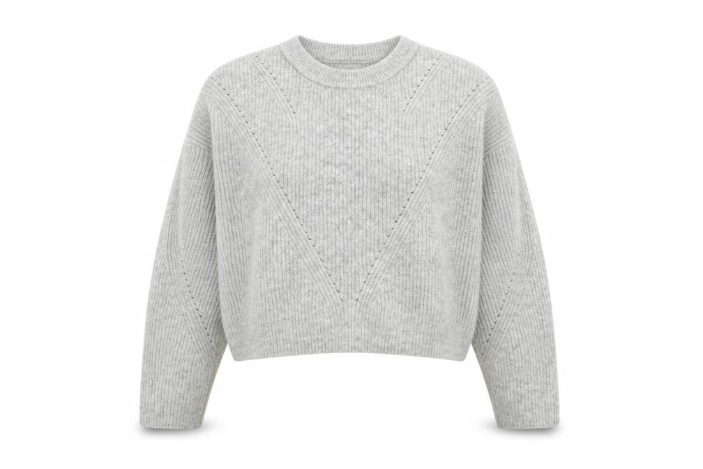 Womens UK Size M Topshop Grey Pullover Jumper