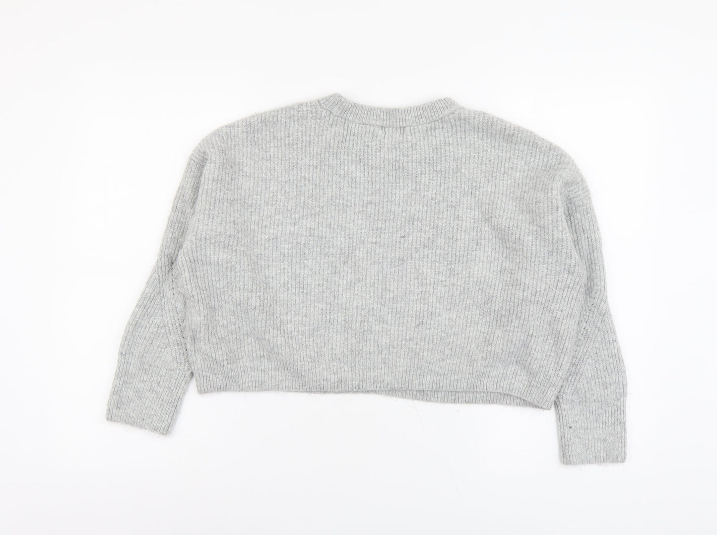 Womens UK Size M Topshop Grey Pullover Jumper