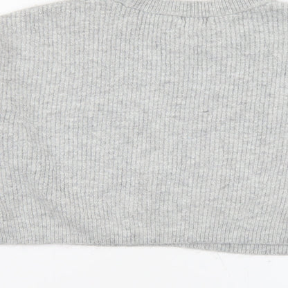 Womens UK Size M Topshop Grey Pullover Jumper