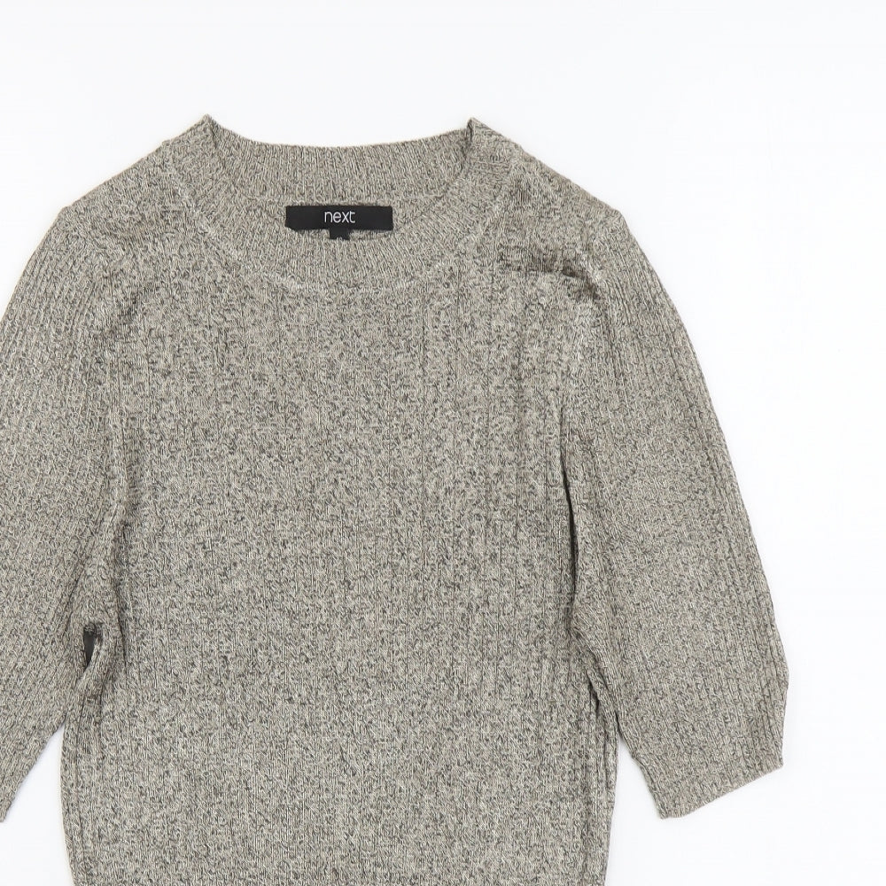 Womens UK Size 10 NEXT Gold Pullover Jumper
