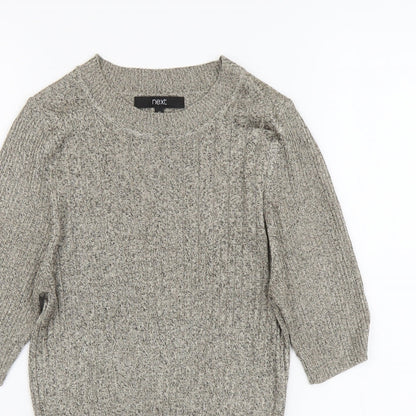 Womens UK Size 10 NEXT Gold Pullover Jumper
