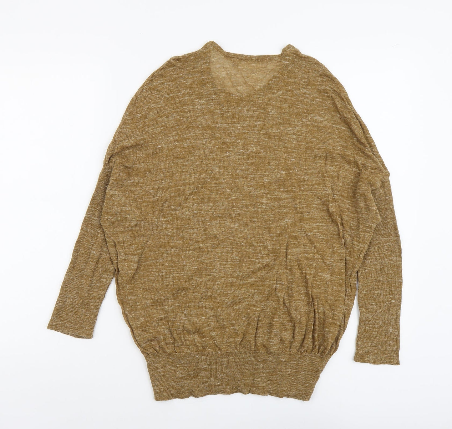 Womens UK Size S Zara Brown Pullover Jumper