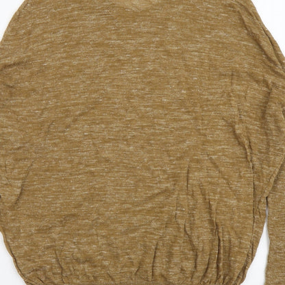 Womens UK Size S Zara Brown Pullover Jumper