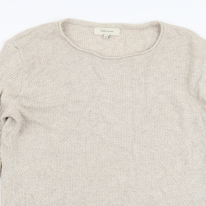 Womens UK Size M River Island Pink Pullover Jumper