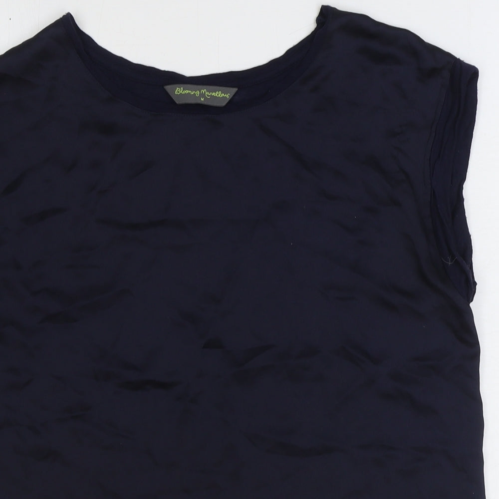 Womens UK Size M Blooming Marvellous Blue Basic Blouse