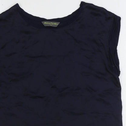 Womens UK Size M Blooming Marvellous Blue Basic Blouse