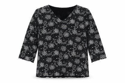 Womens UK Size M Bonmarché Black Basic Blouse