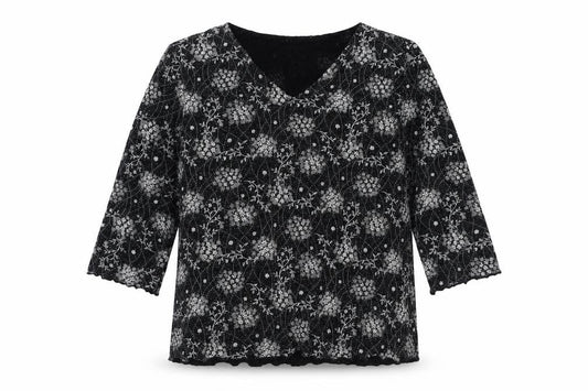 Womens UK Size M Bonmarché Black Basic Blouse