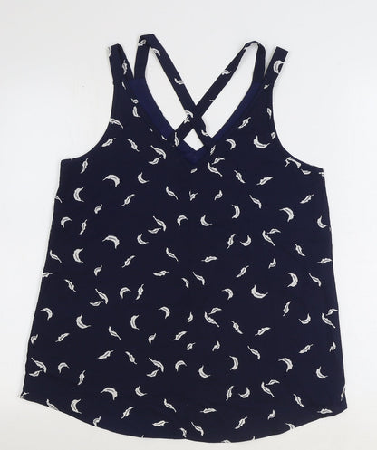 Womens UK Size 10 Stella Morgan Blue Basic Tank