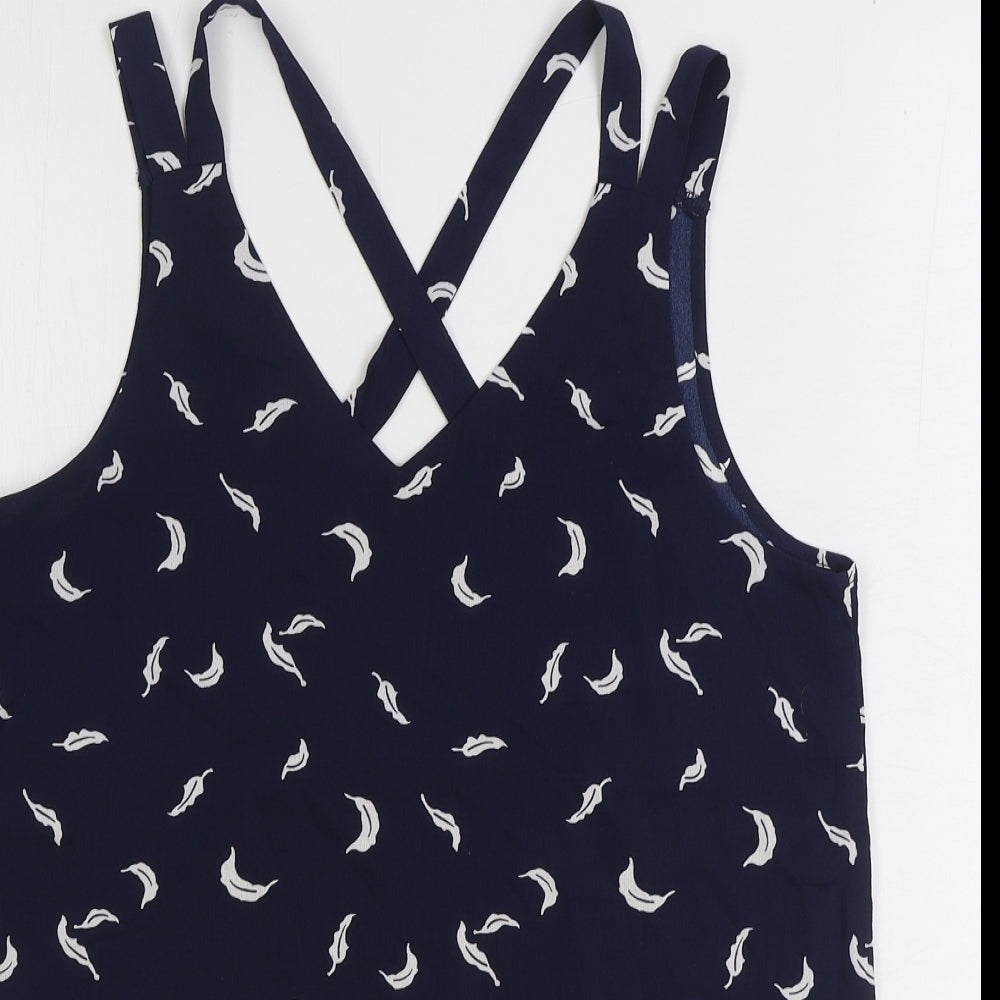 Womens UK Size 10 Stella Morgan Blue Basic Tank