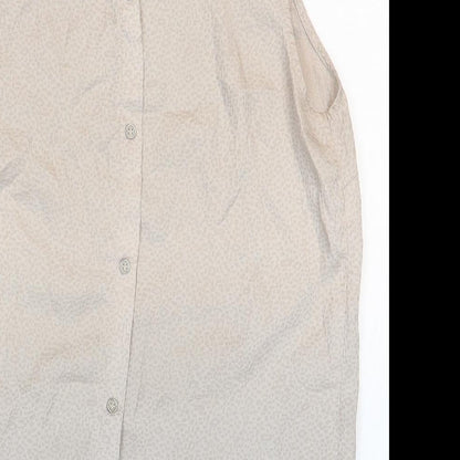 Womens UK Size 10 NEXT Grey Basic Blouse