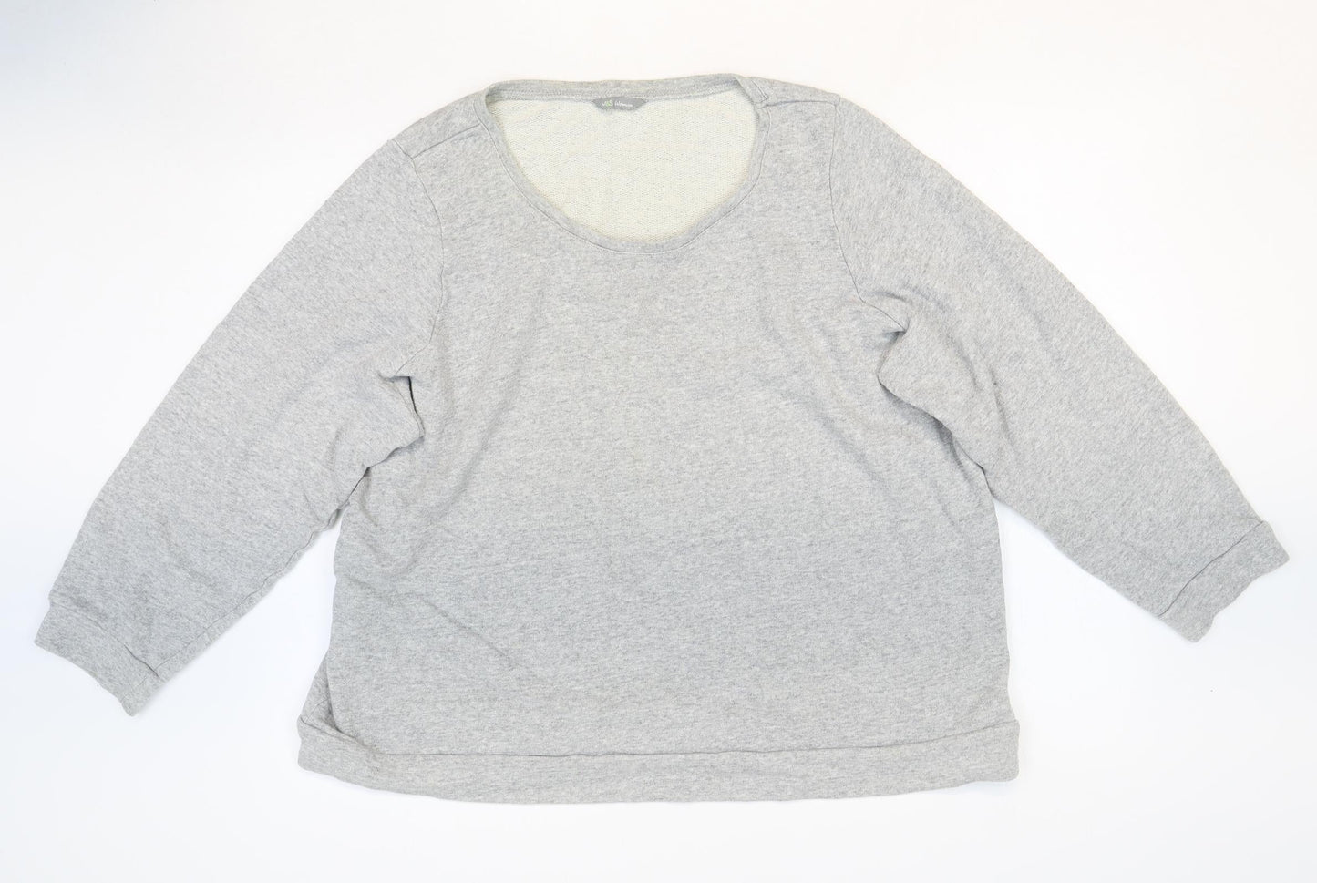 Womens UK Size 24 Marks and Spencer Grey Pullover Jumper