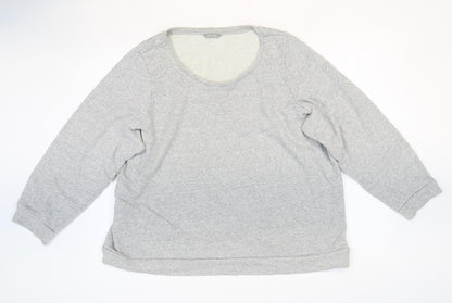 Womens UK Size 24 Marks and Spencer Grey Pullover Jumper