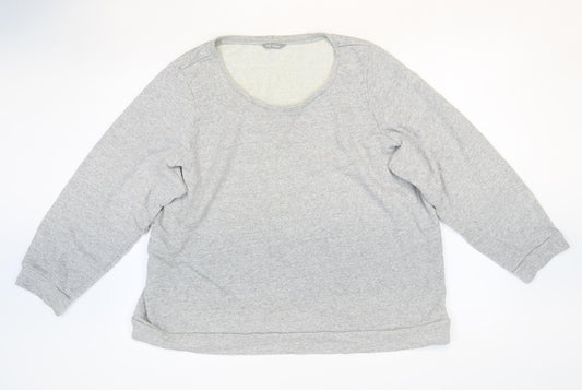 Womens UK Size 24 Marks and Spencer Grey Pullover Jumper