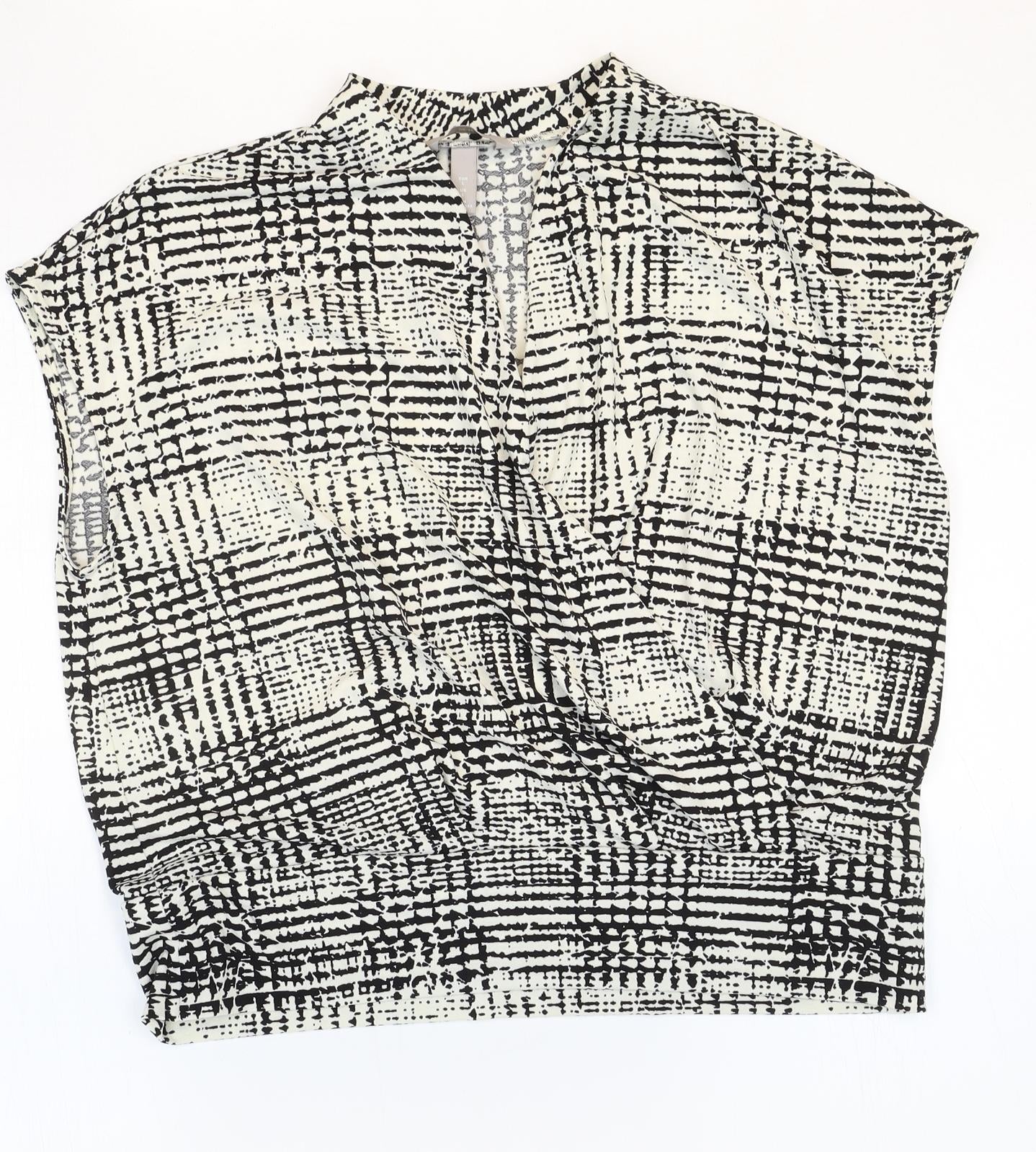 Womens UK Size L H&M Multicoloured Basic Blouse