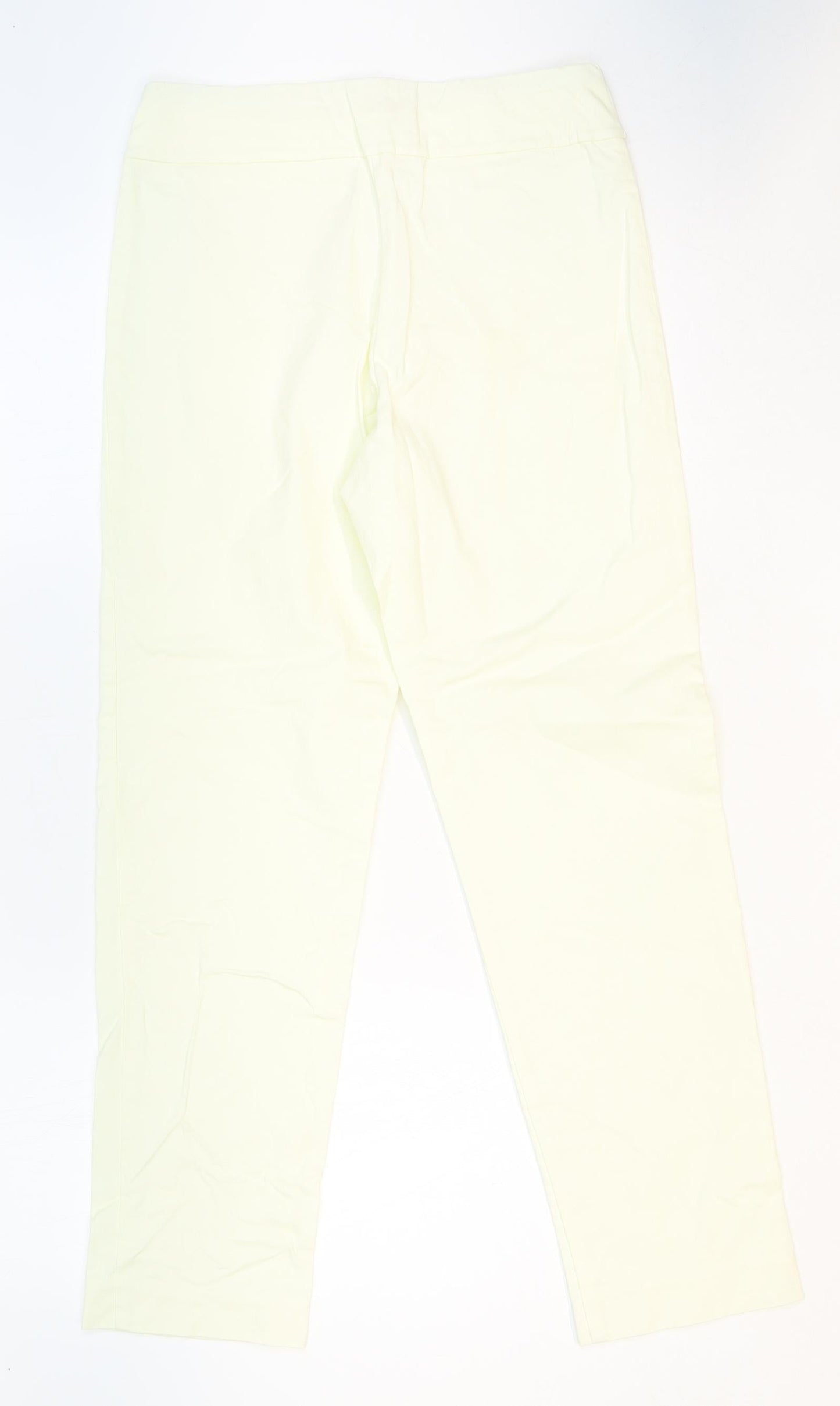 Krazy Larry Womens White Nylon Trousers Size 8 Regular