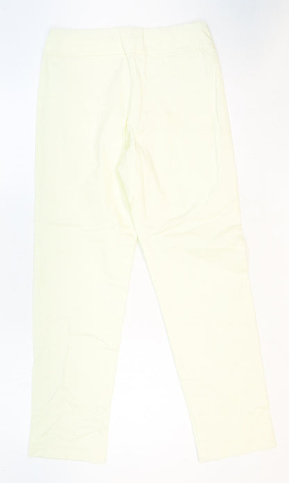 Krazy Larry Womens White Nylon Trousers Size 8 Regular