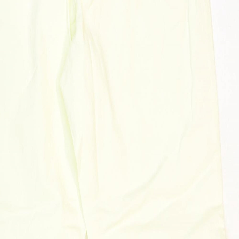 Krazy Larry Womens White Nylon Trousers Size 8 Regular