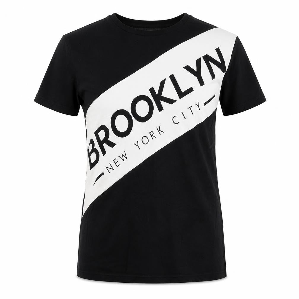Womens UK Size 8 Atmosphere Black Basic T-Shirt