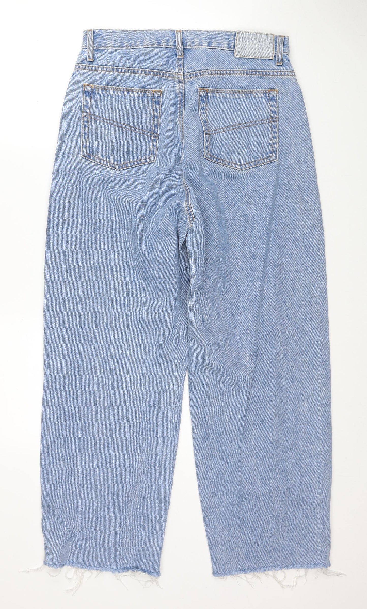 COLLUSION Womens Black Cotton Boyfriend Jeans Size 28 in L26 in Regular Zip