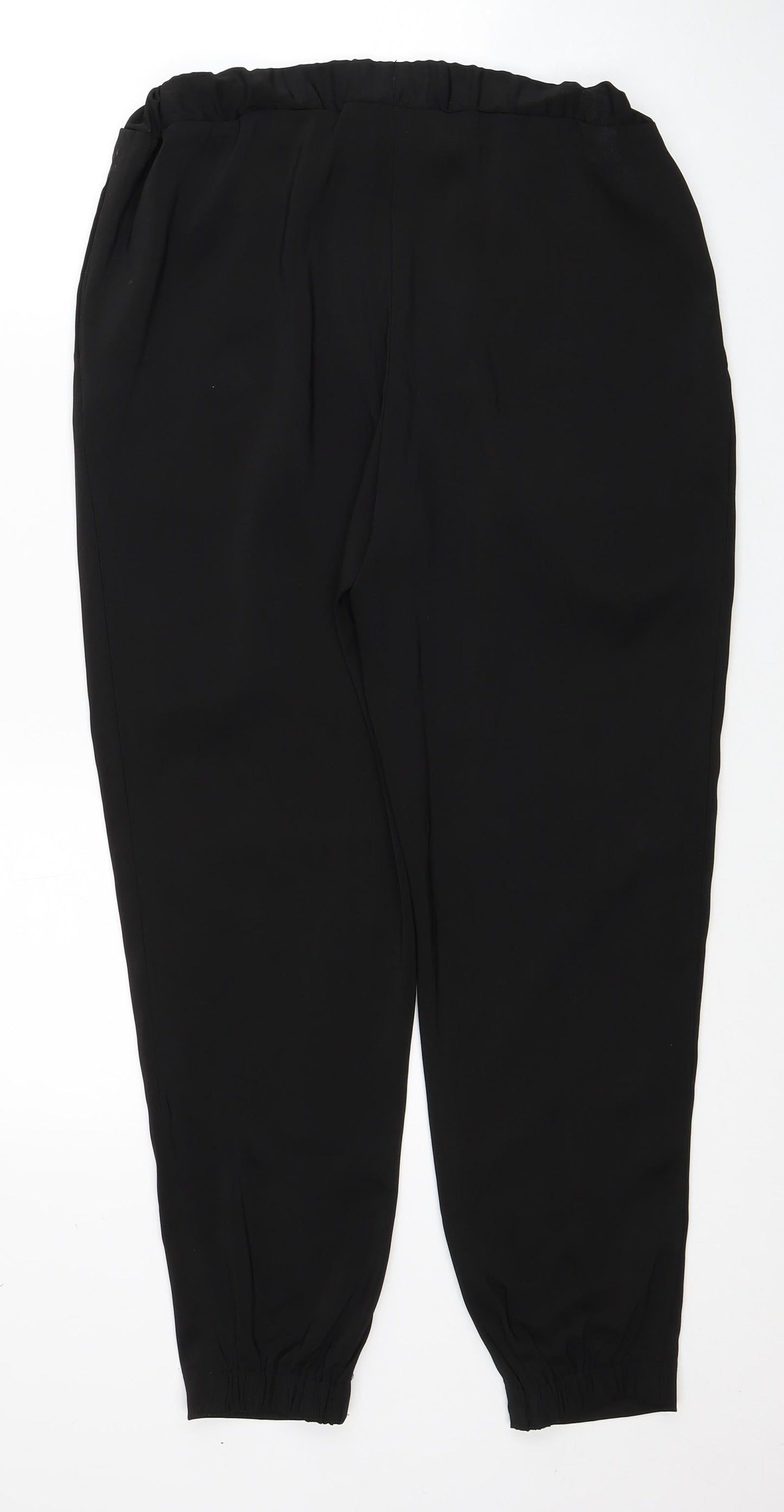 Womens UK Size 10 Miss Selfridge Regular Fit  Black Trousers