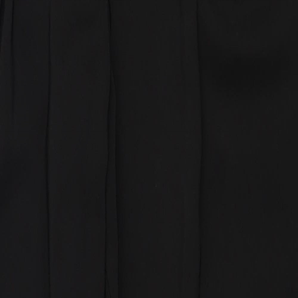 Womens UK Size 10 Miss Selfridge Regular Fit  Black Trousers