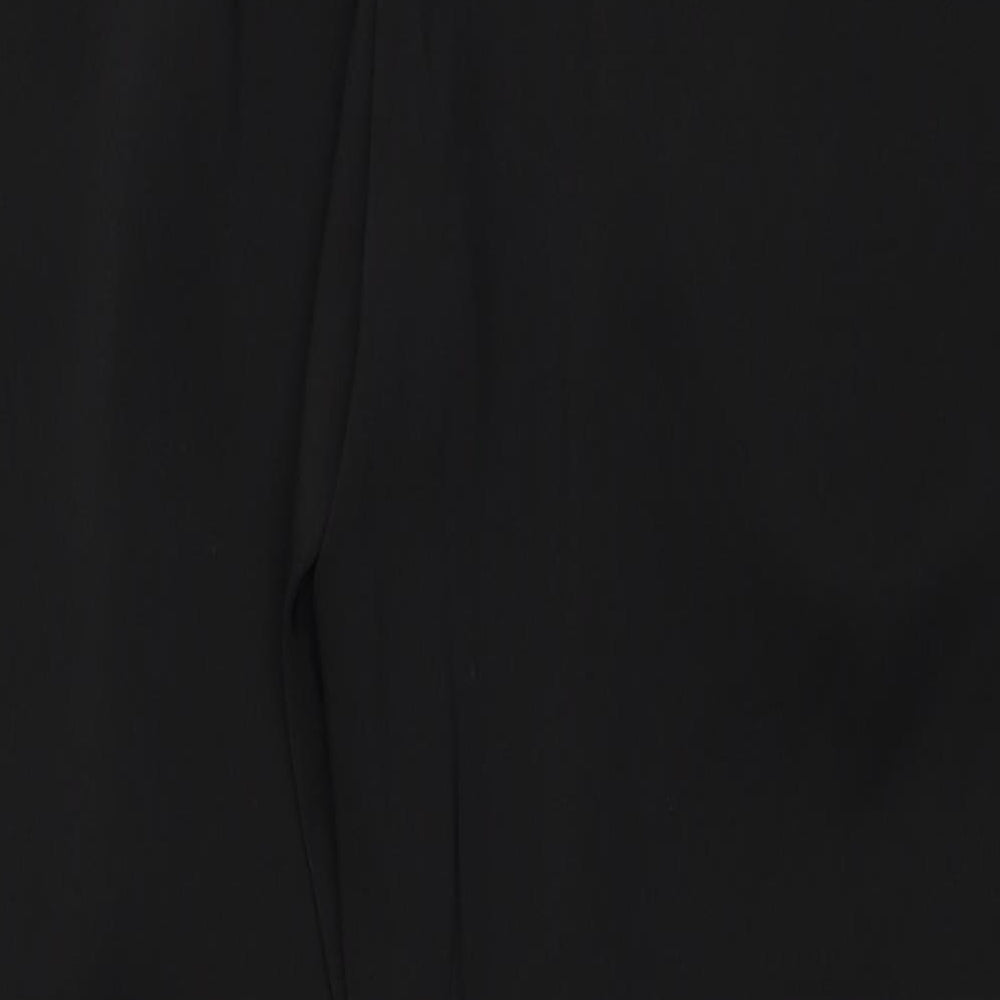 Womens UK Size 10 Miss Selfridge Regular Fit  Black Trousers