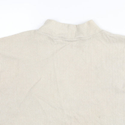 Womens UK Size M Zara Beige Pullover Jumper
