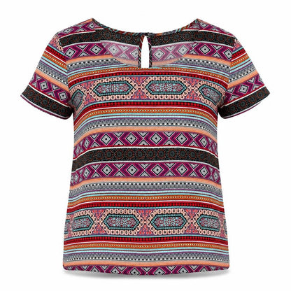 Womens UK Size S Only Multicoloured Basic Blouse