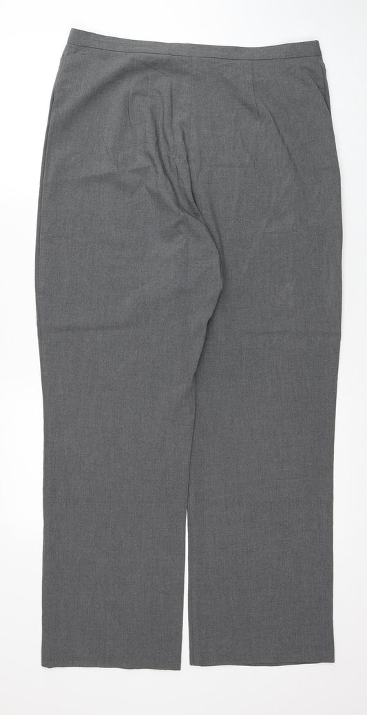 Womens UK Size 18 Preworn   Grey Trousers