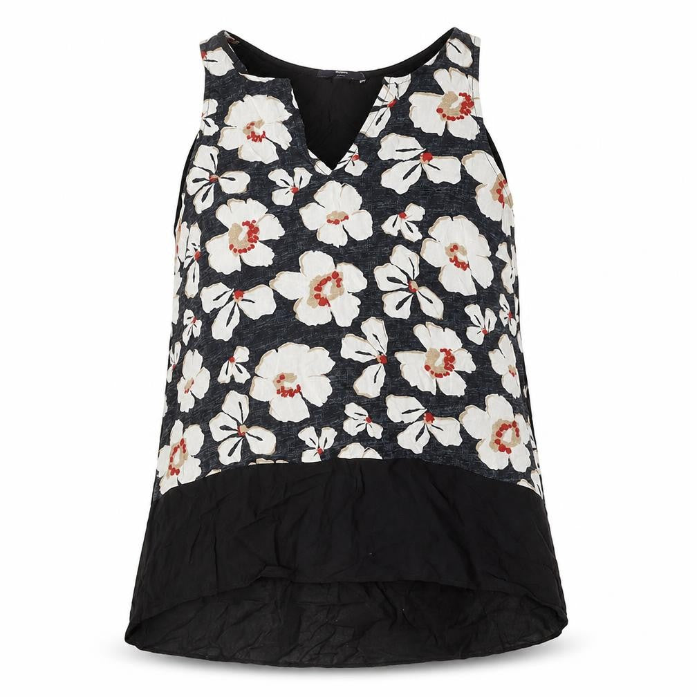 Womens UK Size M Gap Black Basic Tank