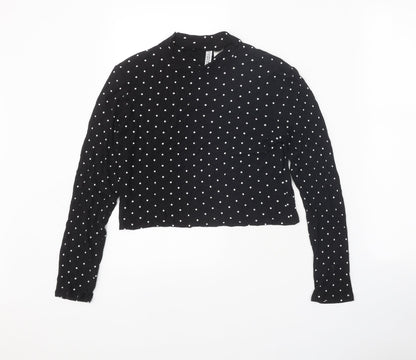 Womens UK Size M Divided Black Pullover Jumper