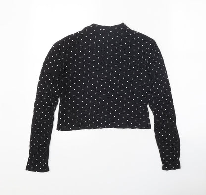 Womens UK Size M Divided Black Pullover Jumper