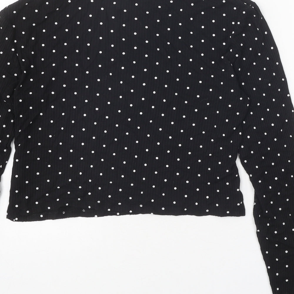 Womens UK Size M Divided Black Pullover Jumper