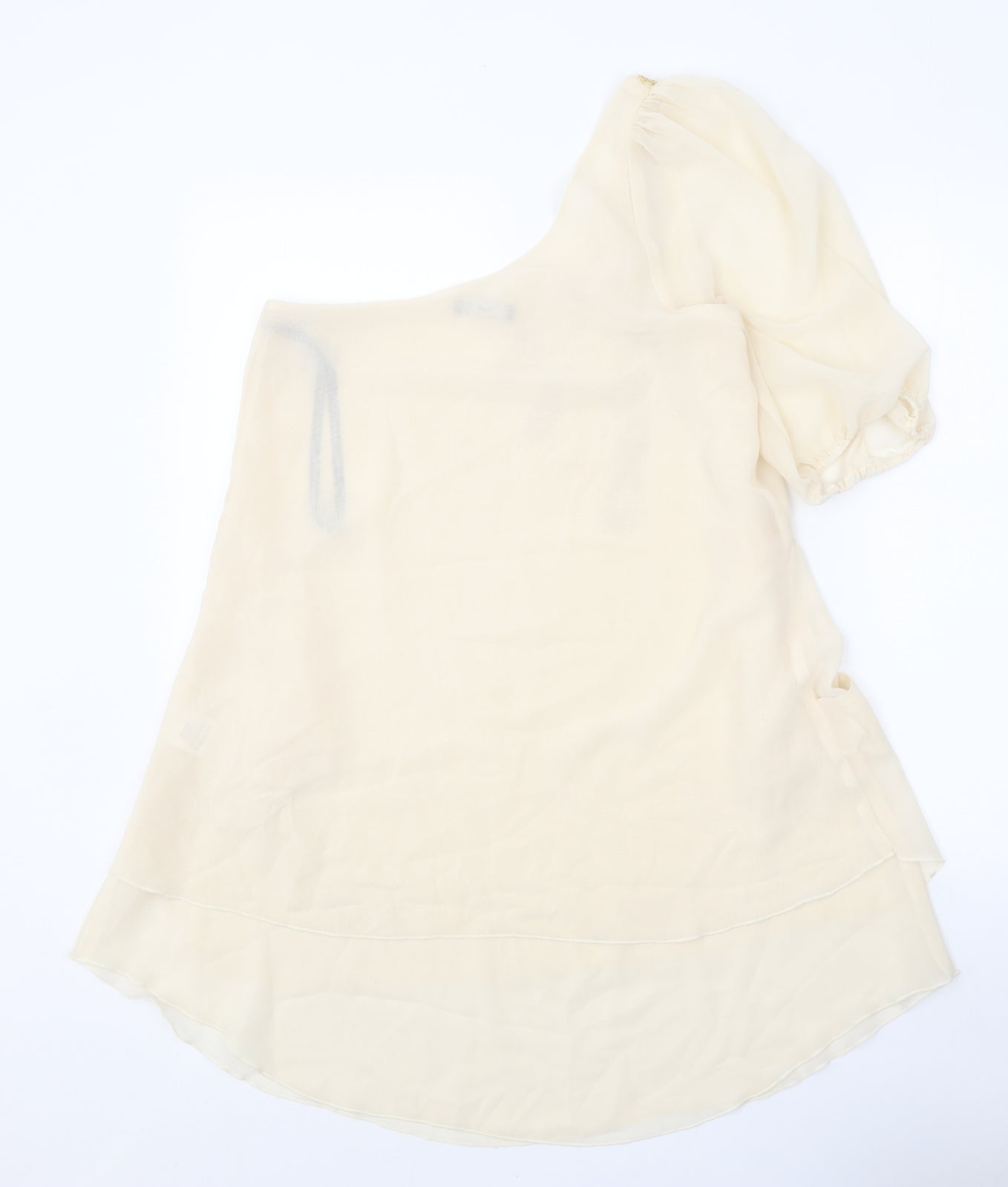 Womens UK Size M TFNC Beige Tunic Blouse