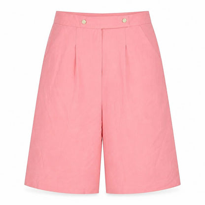 Womens UK Size 8 Boohoo Regular Fit Cropped Pink Trousers