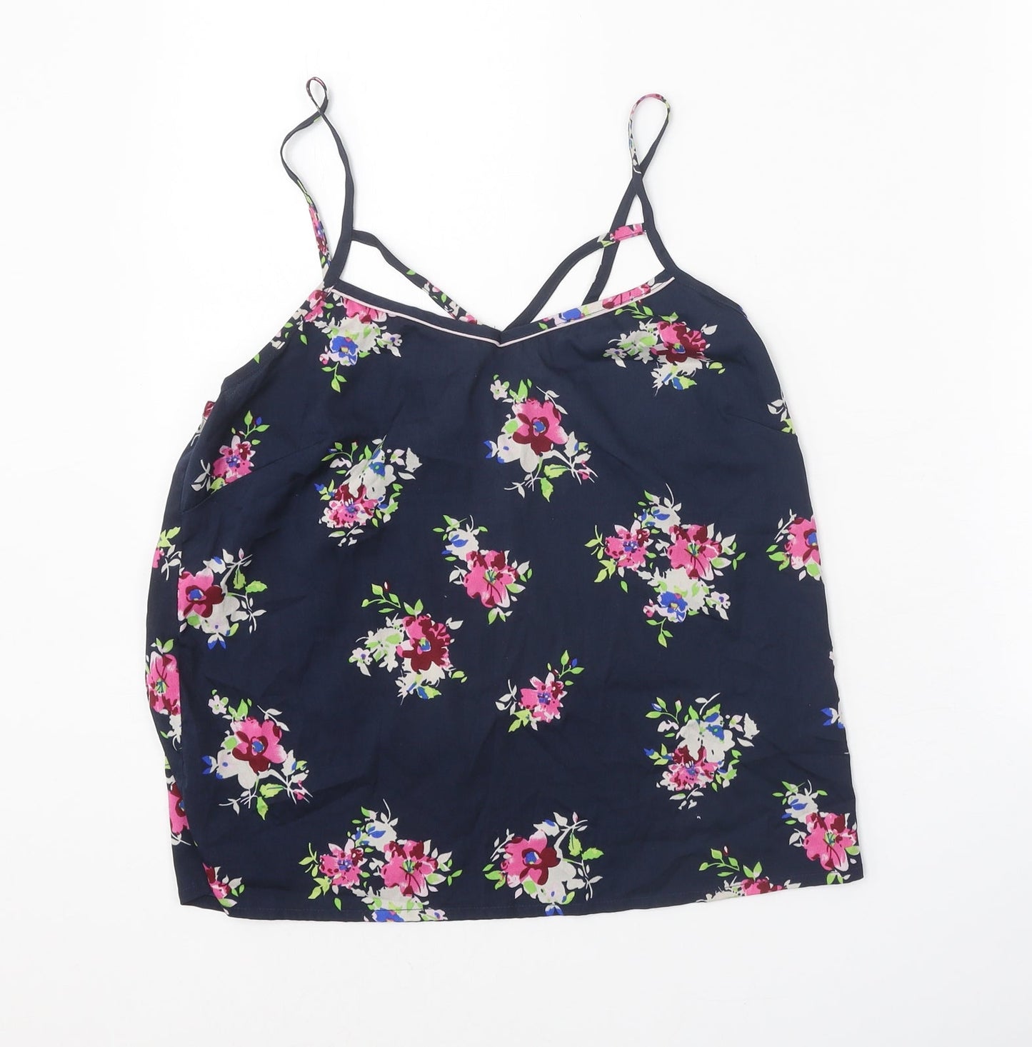 Womens UK Size 10 New Look Blue Camisole Tank
