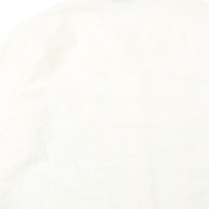 Womens UK Size 18 Preworn Ivory Basic Button-Up