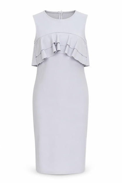 Missguided Womens Purple Polyester Bodycon Size 10 Scoop Neck Zip