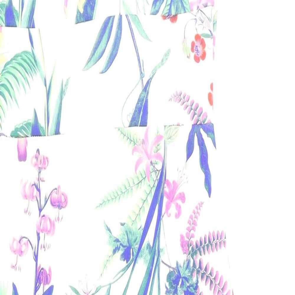 Boohoo Womens Multicoloured Floral Polyester Bodycon Size 8 Off the Shoulder Pullover