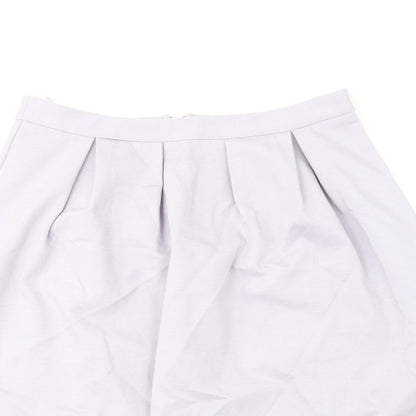 Oasis Womens Purple Viscose Tulip Skirt Size 12 Zip