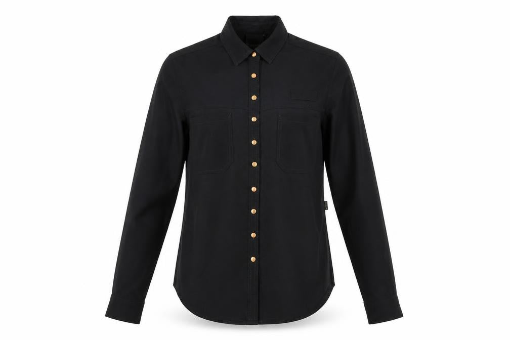 Womens UK Size 8 Marks and Spencer Black Basic Button-Up