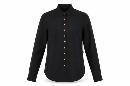 Womens UK Size 8 Marks and Spencer Black Basic Button-Up