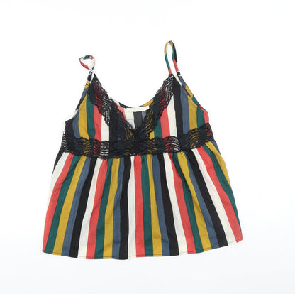 Womens UK Size S Vera & Lucy Multicoloured Camisole Tank