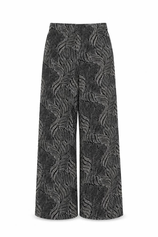 Womens UK Size 8 Papaya Regular Fit  Black Trousers